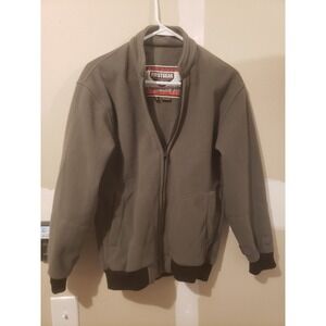 First Gear Women's Gray Fleece Zip-Up Liner for Motorcycle Jacket Size Small